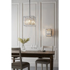 81930 Acadia 4 Light Pendant Chrome Plate
