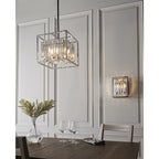 81930 Acadia 4 Light Pendant Chrome Plate