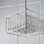 81931 Acadia 6 Light Pendant Chrome Plate
