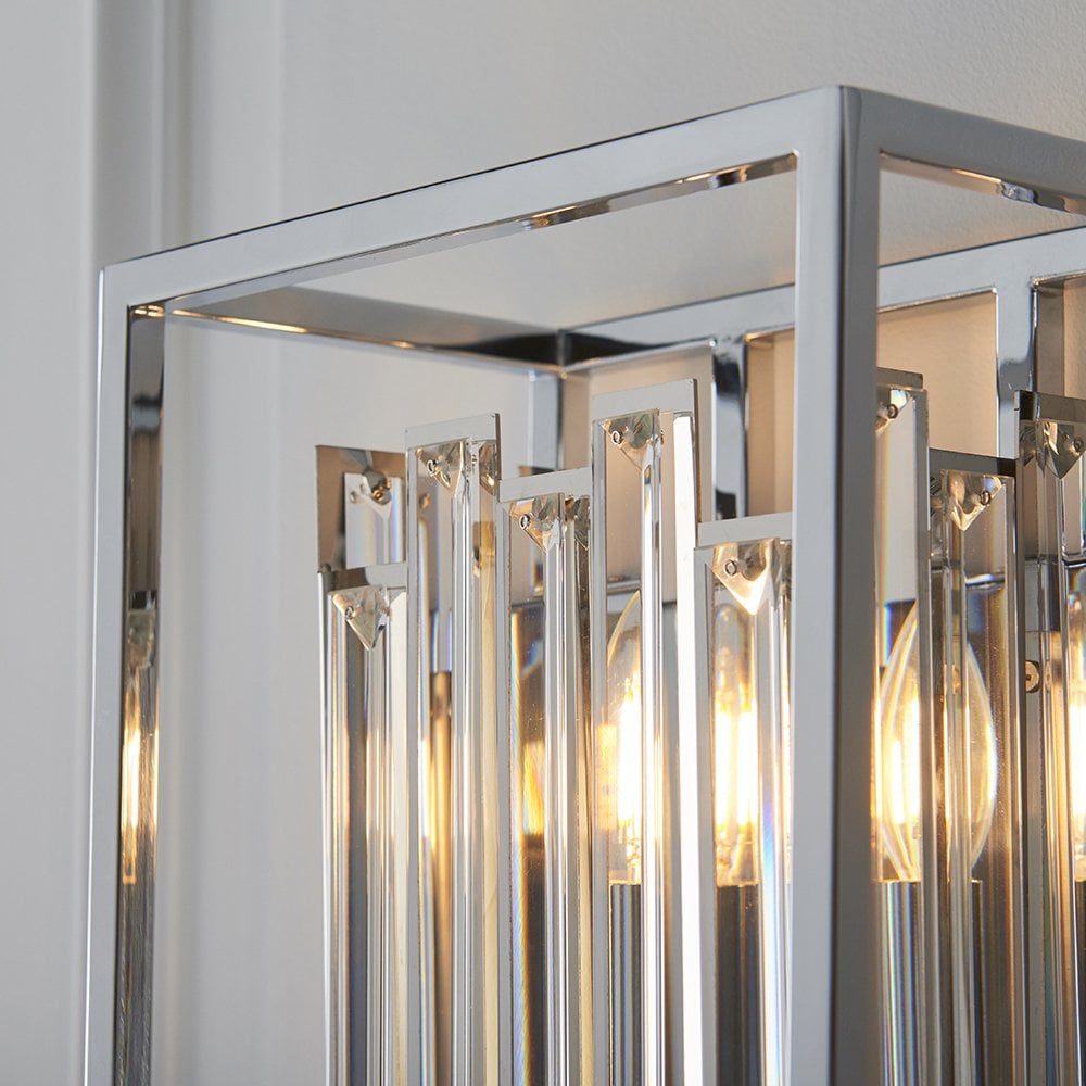 81932 Acadia 1 Light Wall Light Chrome Plate