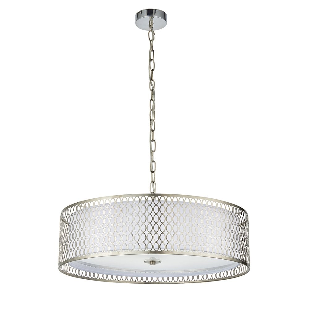 81969 Cordero 3 Light Pendant Satin Nickel Plate