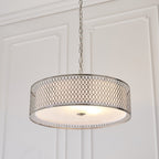 81969 Cordero 3 Light Pendant Satin Nickel Plate