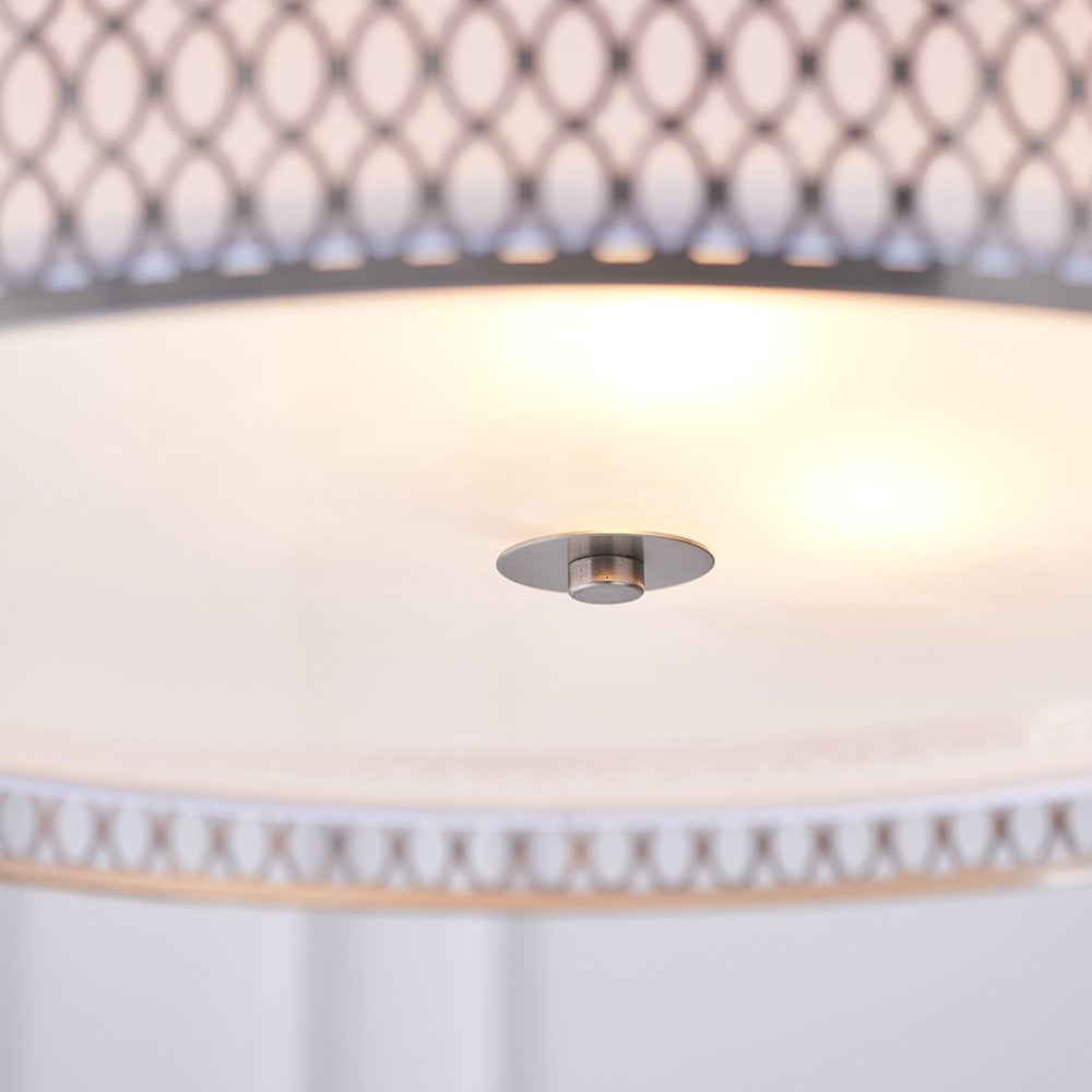 81969 Cordero 3 Light Pendant Satin Nickel Plate