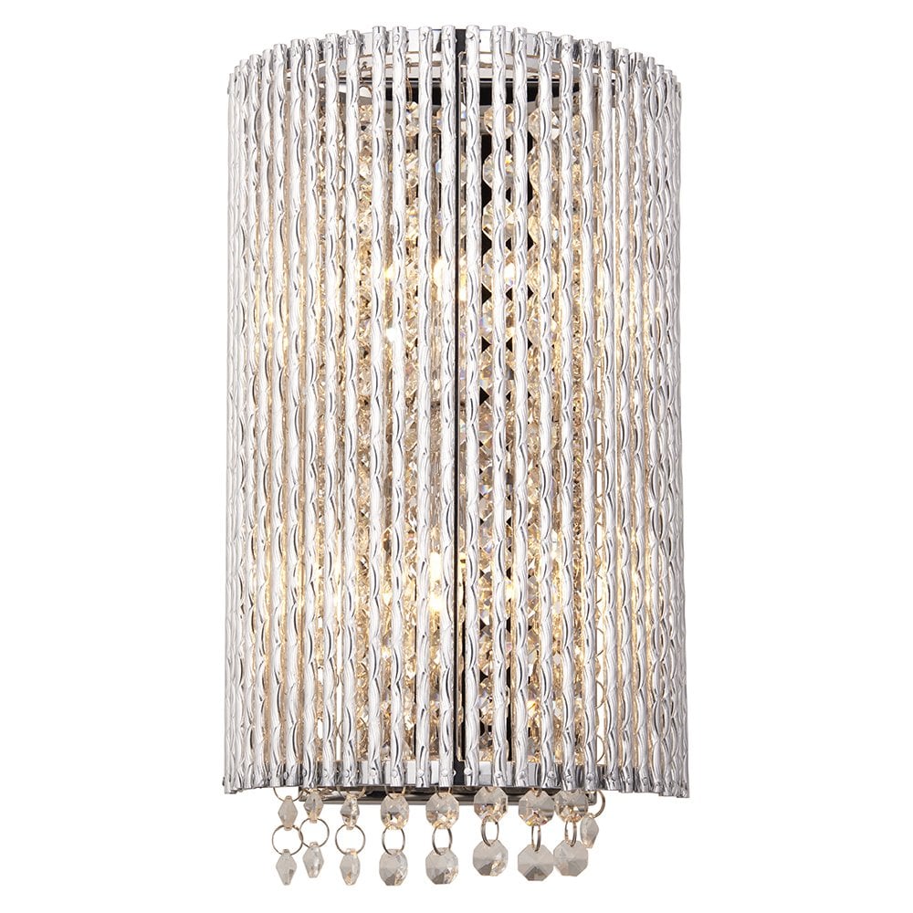 81978 Galina 2 Light Wall Light Chrome Plate