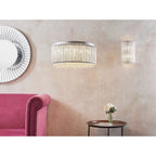 81978 Galina 2 Light Wall Light Chrome Plate