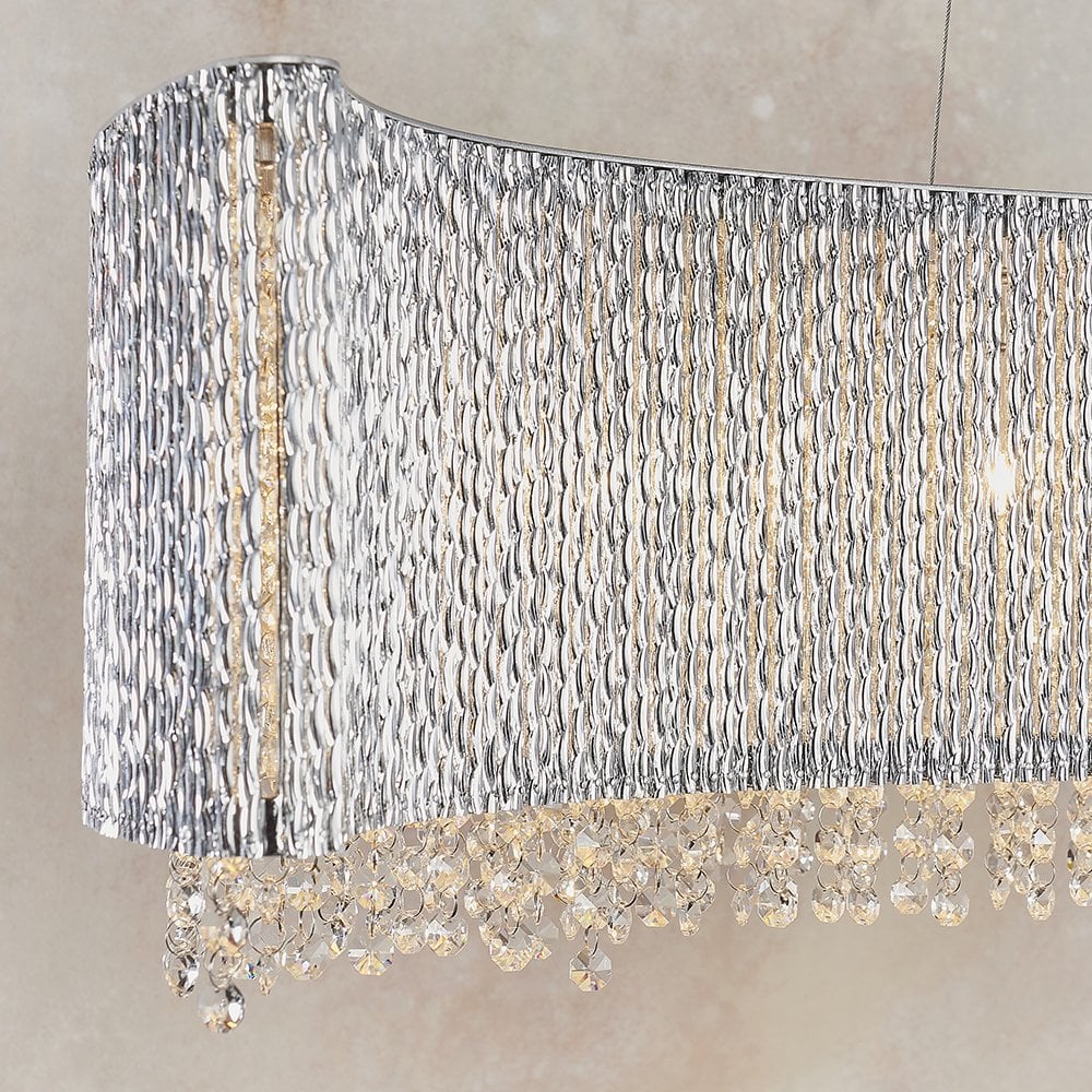 81979 Galina 8 Light Pendant Chrome Plate