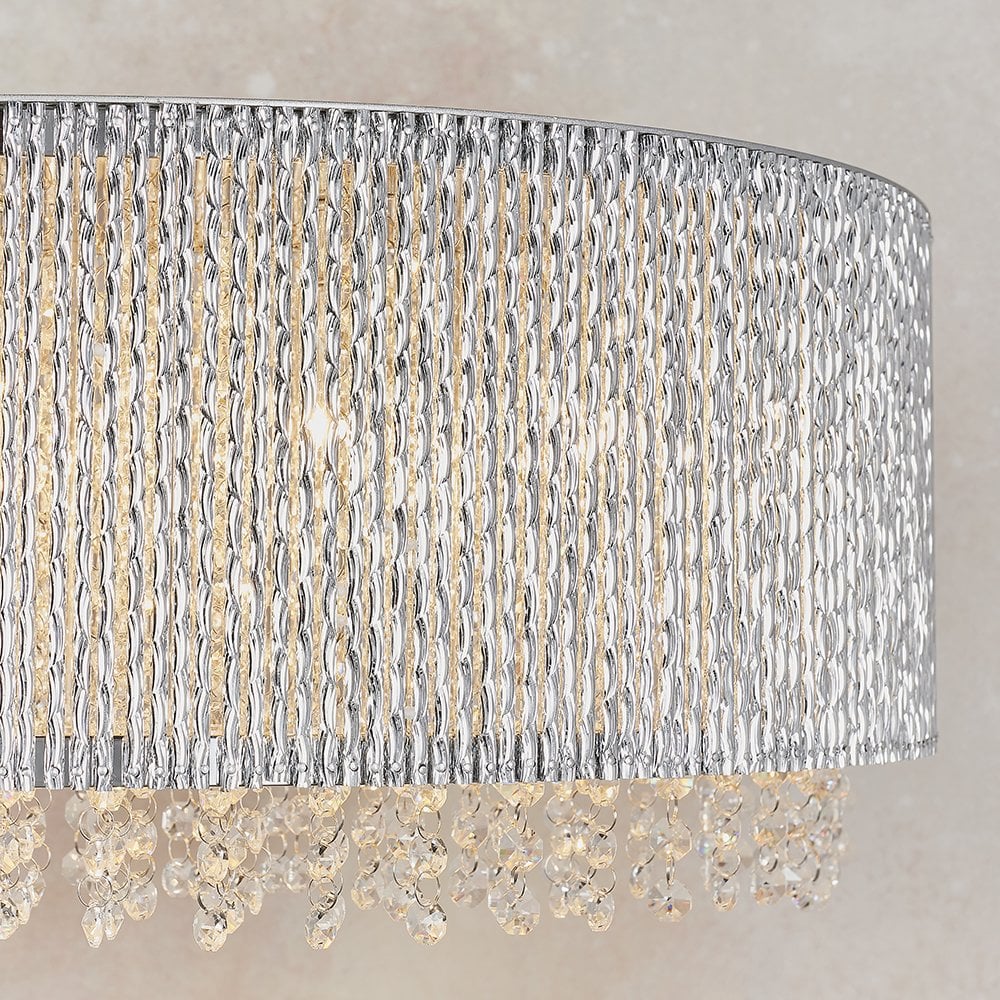 81979 Galina 8 Light Pendant Chrome Plate