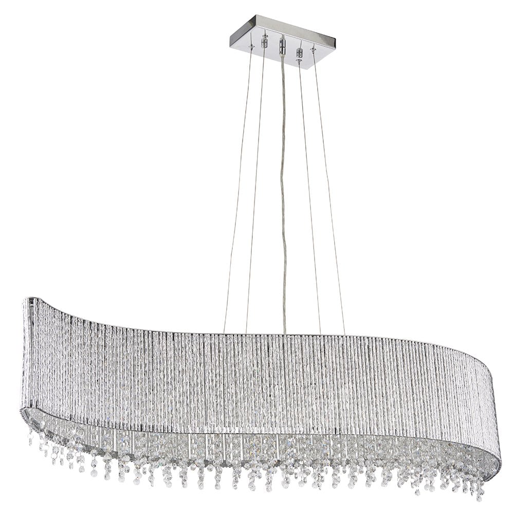 81979 Galina 8 Light Pendant Chrome Plate