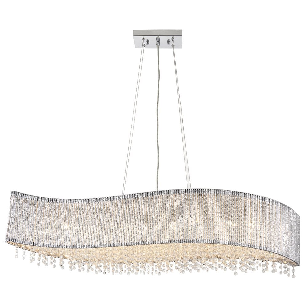 81979 Galina 8 Light Pendant Chrome Plate