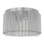 81980 Galina 10 Light Flush Ceiling Light Chrome Plate
