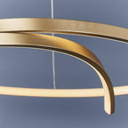 90323 Rafe 1 Light Pendant LED Light Matt Brushed Gold