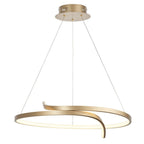 90323 Rafe 1 Light Pendant LED Light Matt Brushed Gold