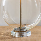 90559 Gideon 1 Light Table Lamp Clear Glass