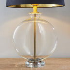 90559 Gideon 1 Light Table Lamp Clear Glass