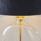 90559 Gideon 1 Light Table Lamp Clear Glass
