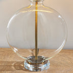 90559 Gideon 1 Light Table Lamp Clear Glass