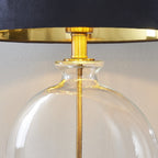 90559 Gideon 1 Light Table Lamp Clear Glass