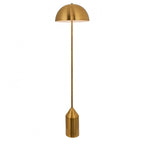 90521 Nova 1 Light Floor Lamp Antique Brass Plate