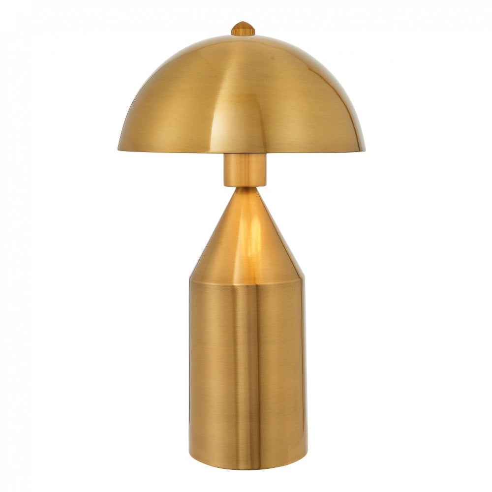90522 Nova 1 Light Table Lamp Antique Brass Plate