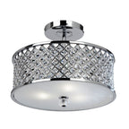 HUDSON-3CH 3 Light Ceiling Fitting In Chrome