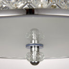 HUDSON-3CH 3 Light Ceiling Fitting In Chrome