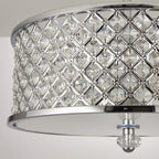 HUDSON-3CH 3 Light Ceiling Fitting In Chrome