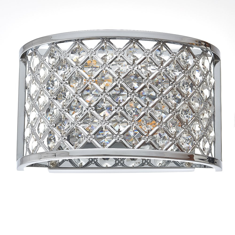 HUDSON-2WBCH 2 Light Wall Bracket In Chrome