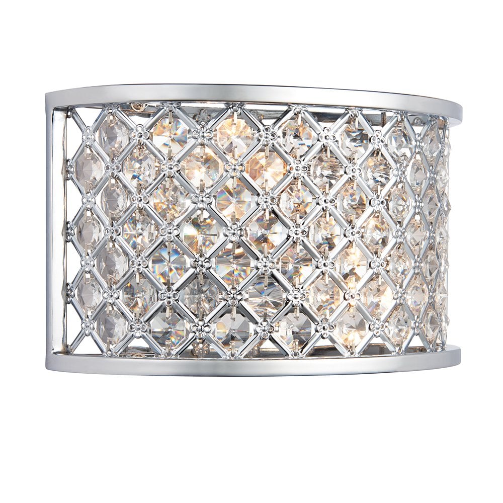 HUDSON-2WBCH 2 Light Wall Bracket In Chrome