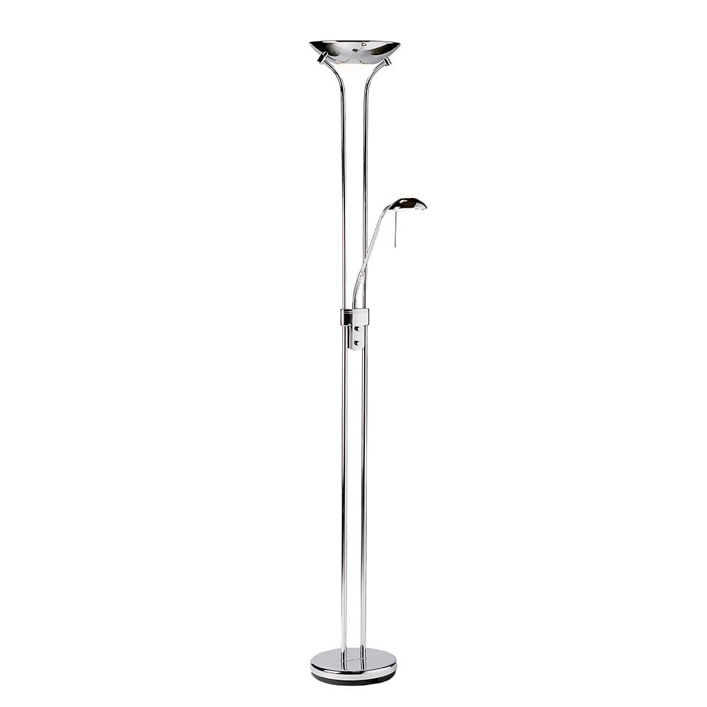 ROME-CH Mother & Child Uplighter In Chrome