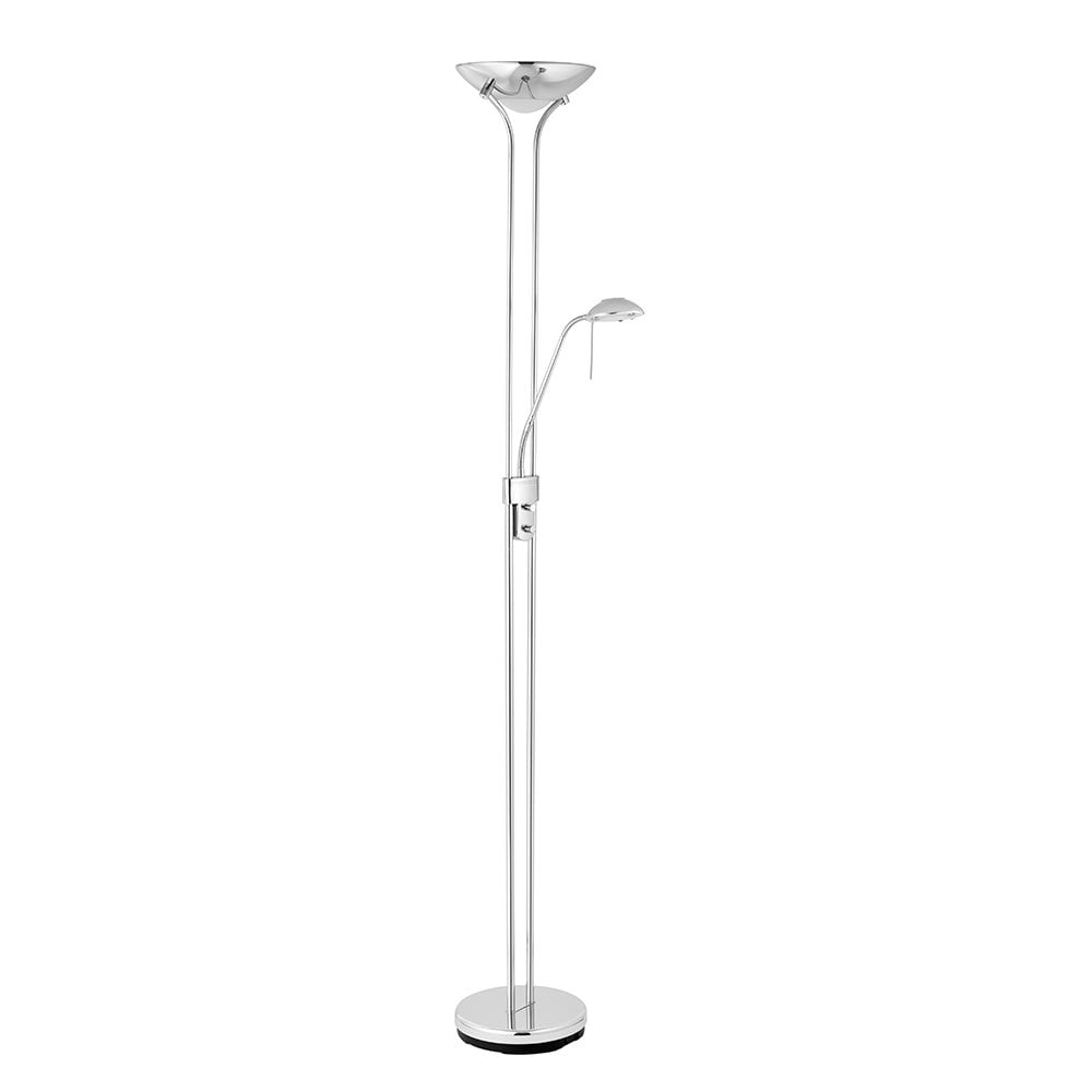 ROME-CH Mother & Child Uplighter In Chrome