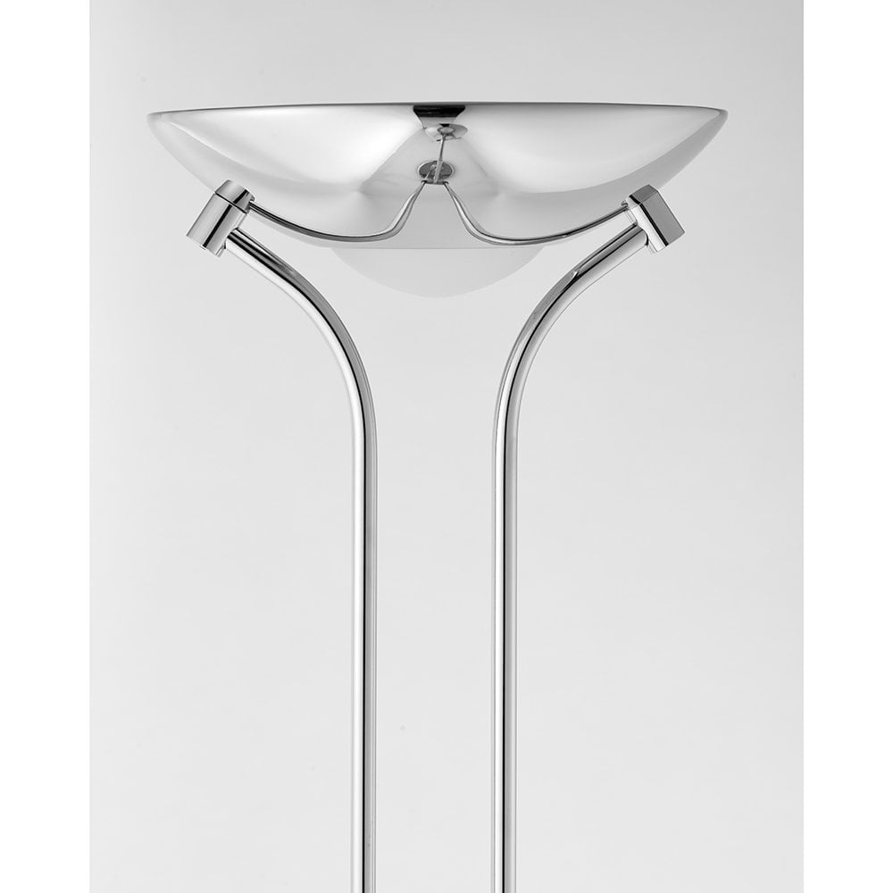 ROME-CH Mother & Child Uplighter In Chrome