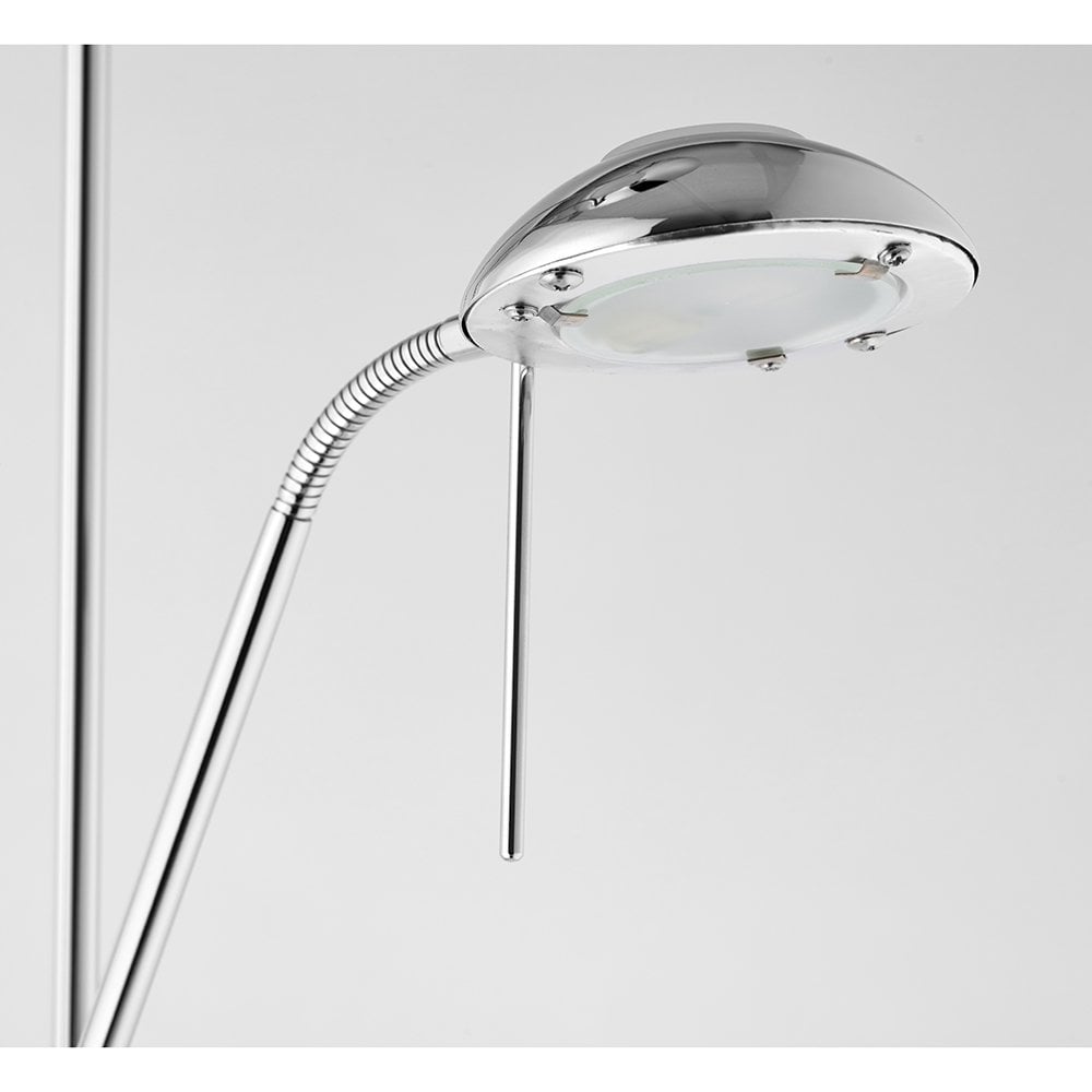 ROME-CH Mother & Child Uplighter In Chrome