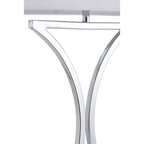 96930-TLCH Epalle 1 Light Table Lamp Chrome Plate & White Fabric