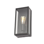 ZN-20944-BLK Minerva Box Lantern Outdoor Wall Light Black