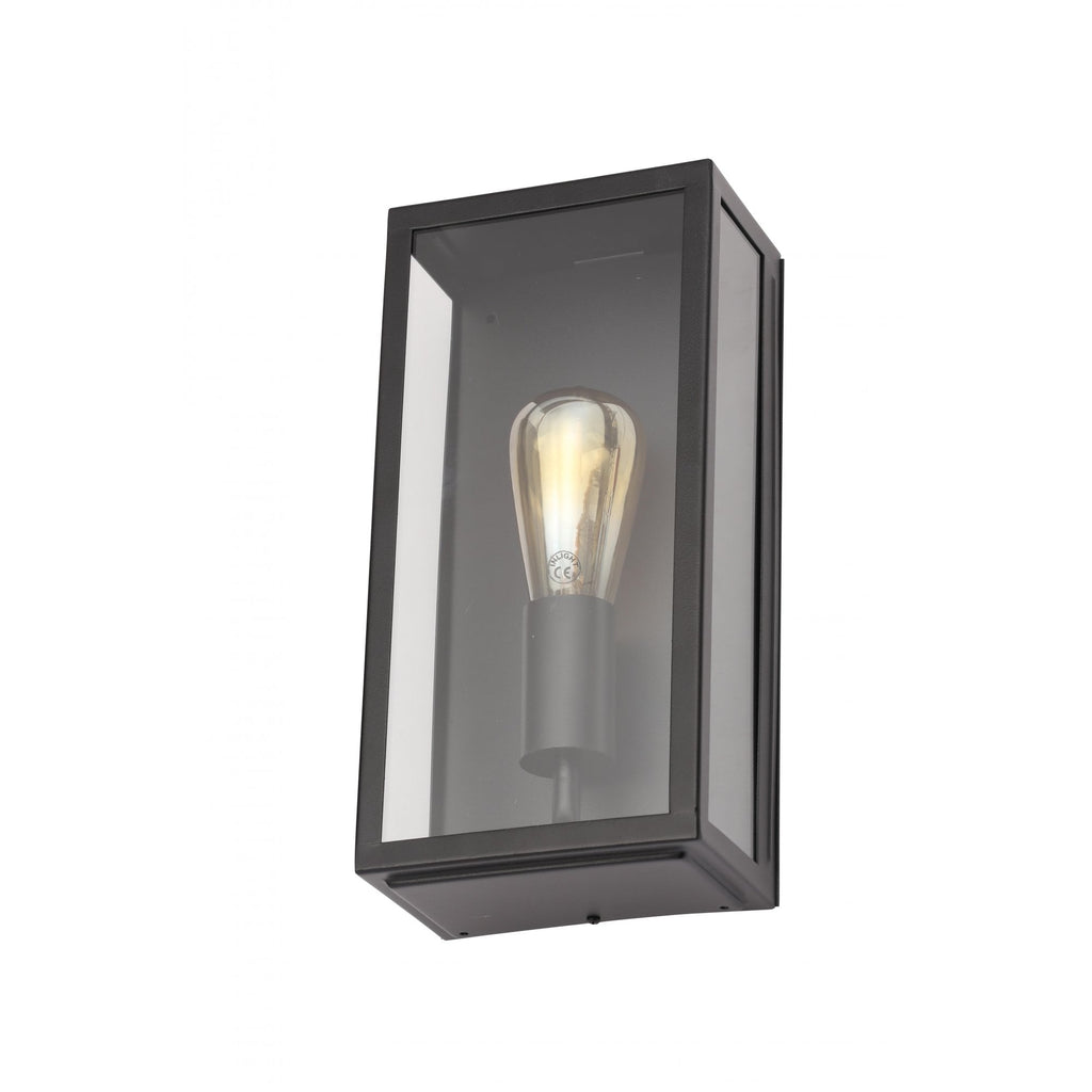 ZN-20944-BLK Minerva Box Lantern Outdoor Wall Light Black