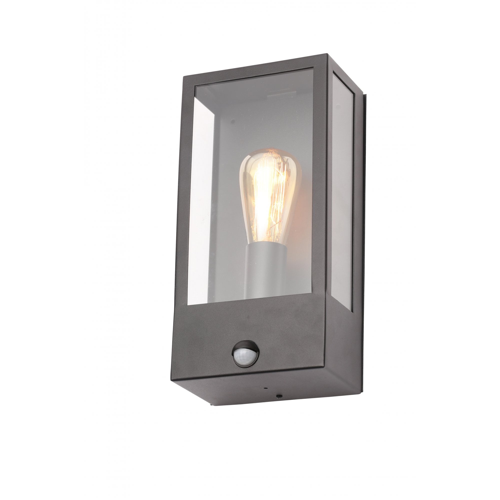 ZN-32070-BLK Minerva Outdoor Wall Lantern PIR Black