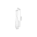 NL73889 Twill Bathroom Wall Lamp Small LED Polished Chrome