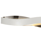 NL73909 Cube Wall Lamp LED Sand White/Polished Chrome