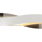 NL73909 Cube Wall Lamp LED Sand White/Polished Chrome
