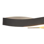 NL73919 Cube Wall Lamp LED Sand Anthracite/Satin Nickel