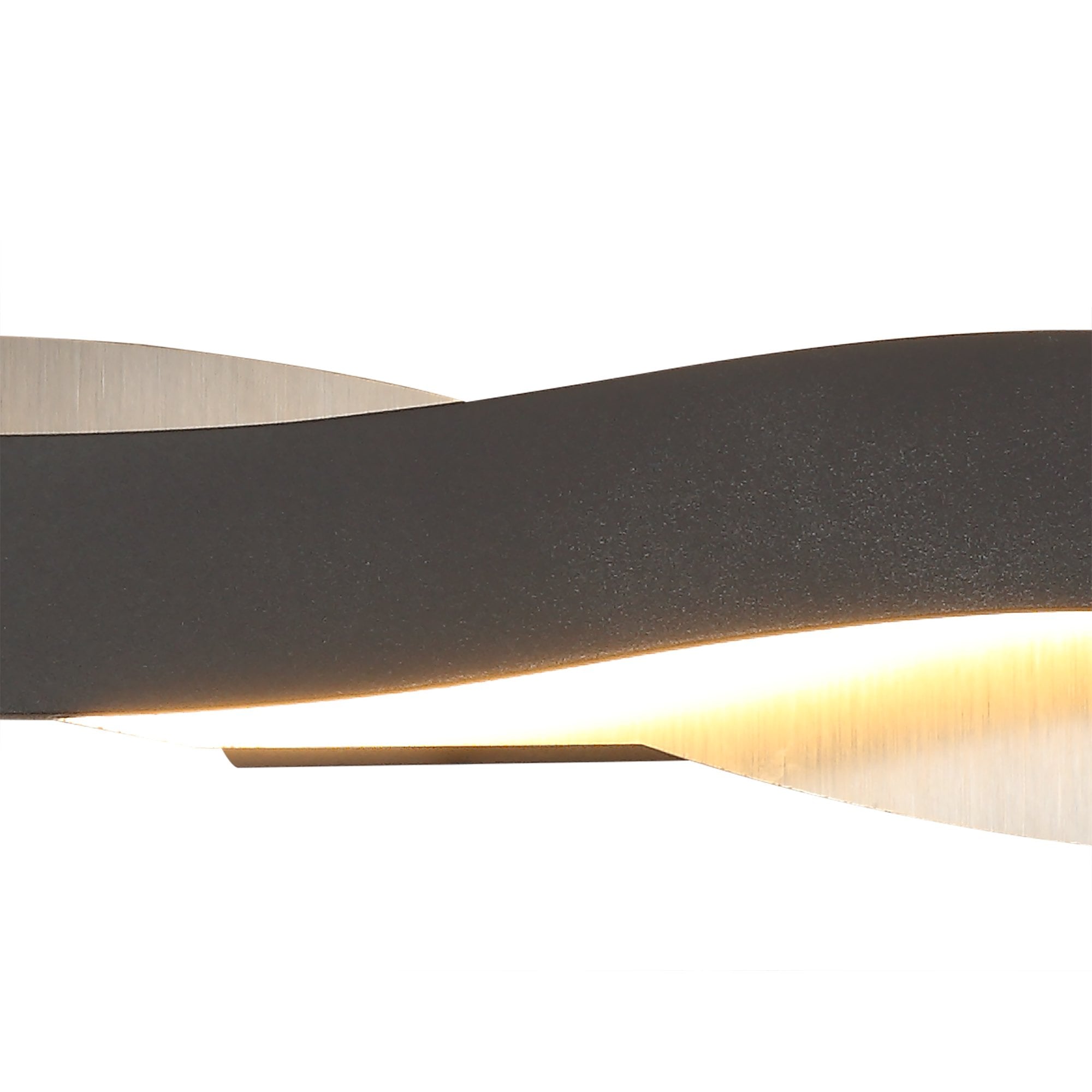 NL73919 Cube Wall Lamp LED Sand Anthracite/Satin Nickel