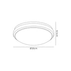NL77579 Mama Bathroom Ceiling  Light LED Soft Bronze/White