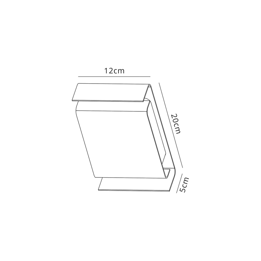 NL77859 Sasha Outdoor Wall Lamp LED Anthracite