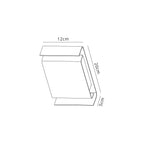 NL77859 Sasha Outdoor Wall Lamp LED Anthracite