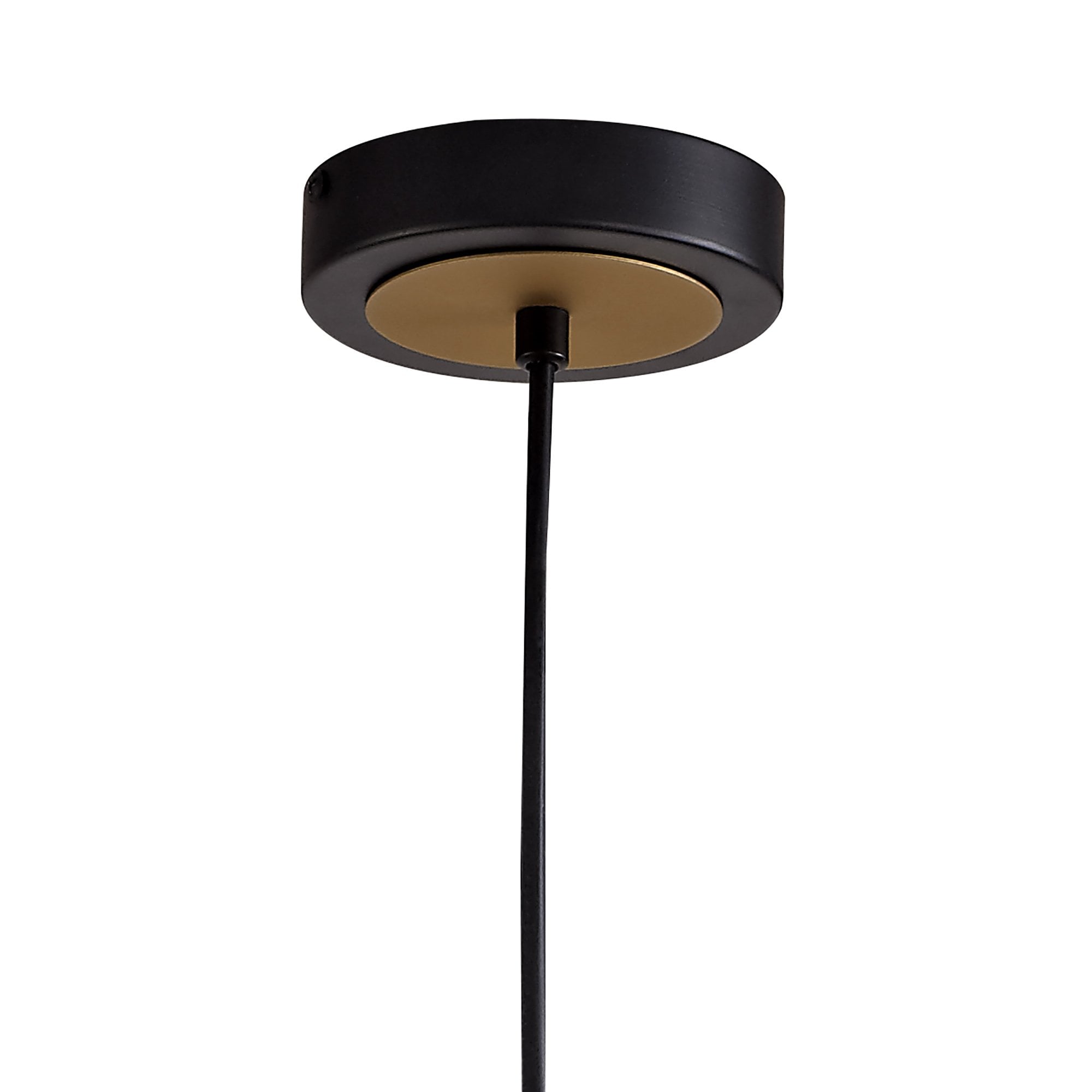 NL78229 Ria Pendant 1 Light Black/Satin Gold