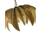 Dar CAR0135 Cara 1 Light Pendant Antique Gold (S)