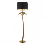Dar COC4935 Coco Floor Lamp Antique Gold With Shade