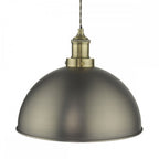 Dar GOV0161 Governor Pendant Antique Chrome Antique Brass