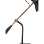 Dar JAC4064 Jack Task Table Lamp Black Antique Copper