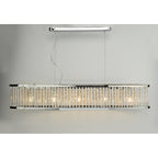 Dar NAN6268 Nantes 5 Light Bar Pendant Polished Chrome Aluminium